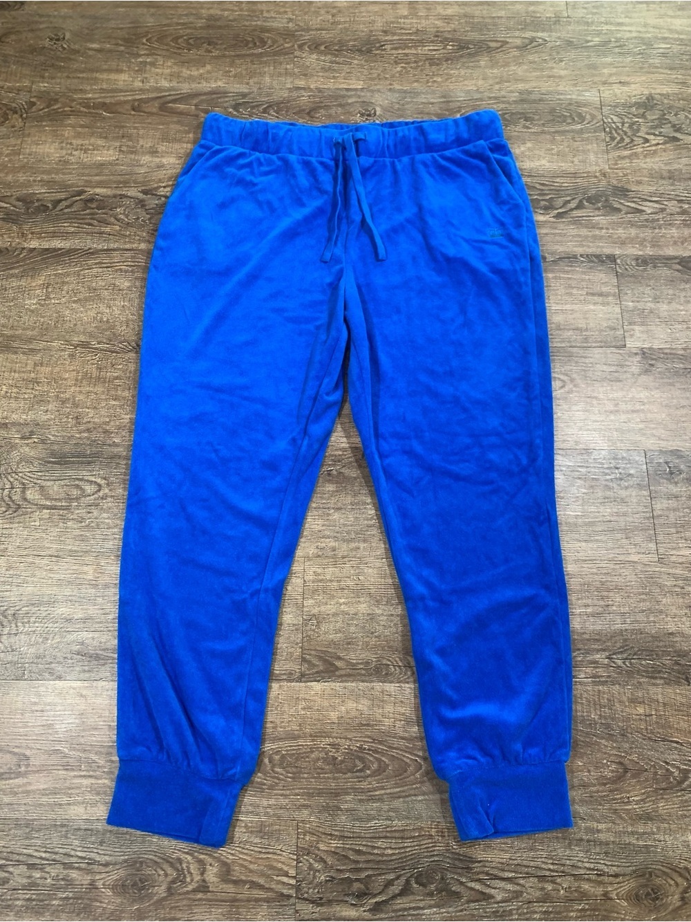 Juicy Couture Women’s Royal Blue Terry Jogger Pants Bottom Sz XXL